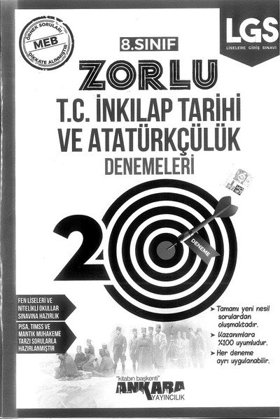 ZORLU T.C. İNKILAP TARİHİ VE ATATÜRKÇÜLÜK DENEMELERİ 20 DENEME