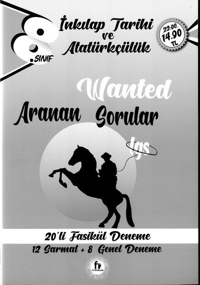 İNKILAP TARİHİ VE ATATÜRKÇÜLÜK WANTED ARANAN SORULAR 20'Lİ FASİKÜL DENEME FotokoPink