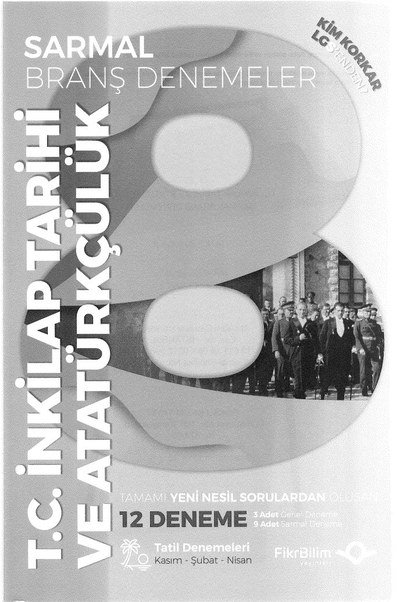 SARMAL BRANŞ DENEMELERİ T.C. İNKILAP VE ATATÜRKÇÜLÜK 12 DENEME FotokoPink