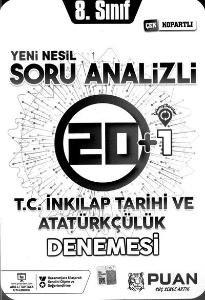 YENİ NESİL SORU ANALİZİ 20+1 T.C. İNKILAP TARİHİ VE ATATÜRKÇÜLÜK DENEMESİ FotokoPink