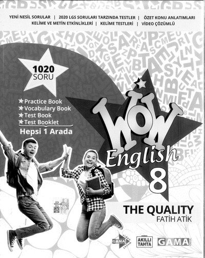WOW ENGLISH THE QUALITY HEPSİ 1 ARADA FotokoPink