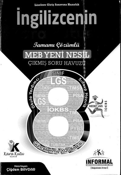 İNGİLİZCENİN MEB YENİ NESİL ÇIKMIŞ SORU HAVUZU FotokoPink