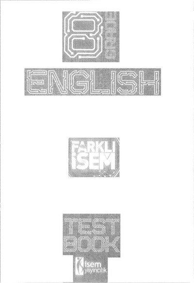 ENGLISH TEST BOOK FARKLI İSEM FotokoPink