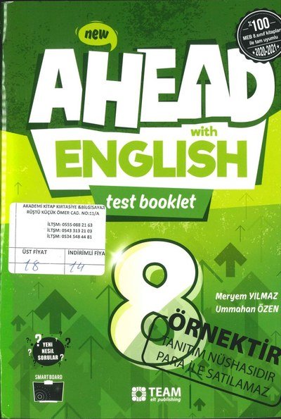 AHEAD WITH ENGLISH TEST BOOKLET