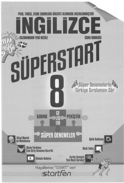 İNGİLİZCE SORU BANKASI SÜPERSTART FotokoPink