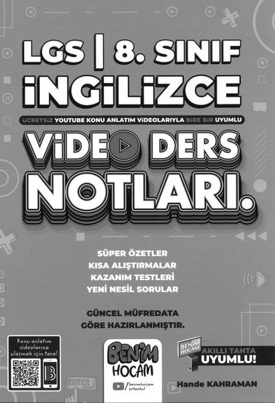 LGS İNGİLİZCE VİDEO DERS NOTLARI FotokoPink