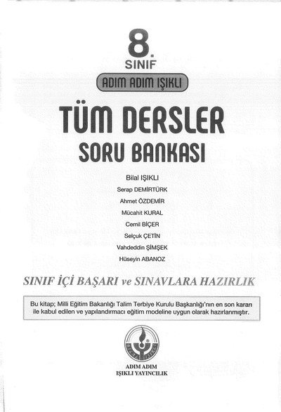 ADIM ADIM IŞIKLI TÜM DERSLER SORU BANKASI FotokoPink