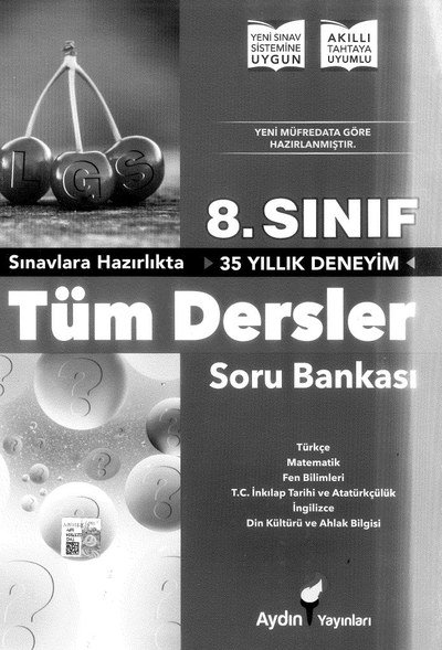 TÜM DERSLER SORU BANKASI 35 YILLIK DENEYİM FotokoPink