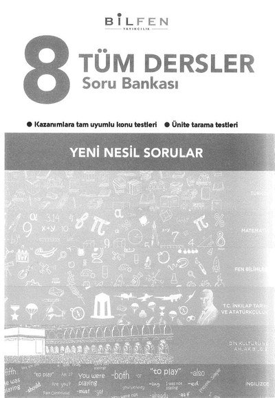TÜM DERSLER SORU BANKASI YENİ NESİL SORULAR FotokoPink