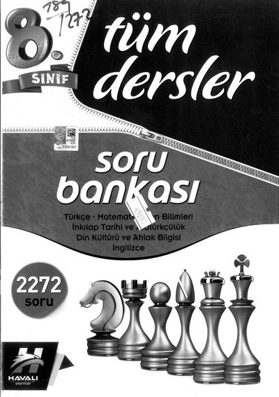 TÜM DERSLER SORU BANKASI 2272 SORU FotokoPink