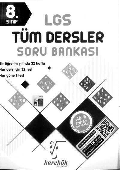 LGS TÜM DERSLER SORU BANKASI
