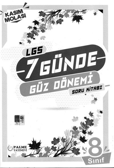 LGS 7 GÜNDE GÜZ DÖNEMİ SORU KİTABI FotokoPink