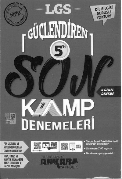 LGS GÜÇLENDİREN 5'Lİ SON KAMP DENEMELERİ