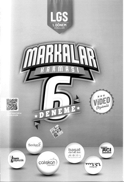 LGS 1. DÖNEM KONULARI MARKALAR KARMASI 6 DENEME FotokoPink