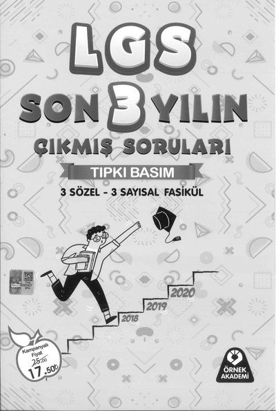 LGS SON 3 YILIN ÇIKMIŞ SORULARI TIPKI BASIM 3 SÖZEL 3 SAYISAL FASİKÜL FotokoPink