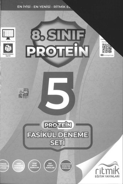 PROTEİN 5 FASİKÜL DENEME SETİ FotokoPink