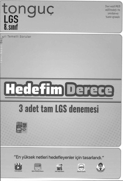 LGS HEDEFİM DERECE 3 ADET TAM LGS DENEMESİ FotokoPink