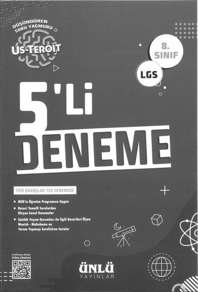 5'Lİ DENEME US-TEROİT DÜŞÜNDÜREN SORU YAĞMURU