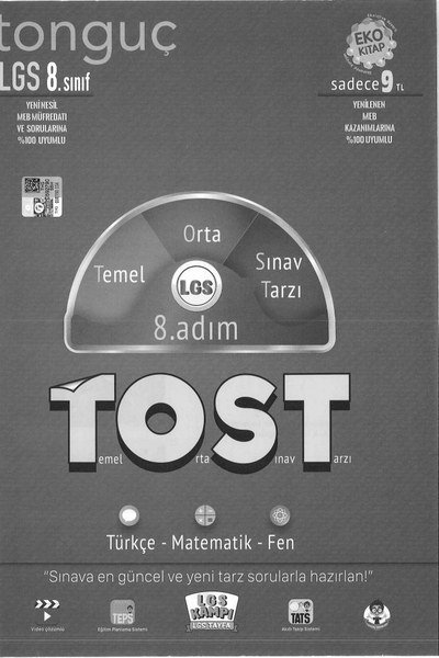 LGS TOST 8. ADIM TEMEL ORTA SINAV TARZI