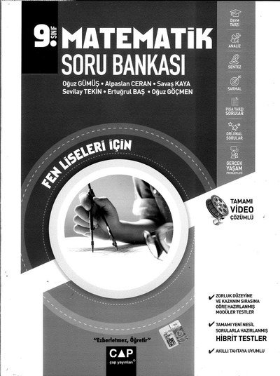 MATEMATİK SORU BANKASI FEN LİSELERİ İÇİN FotokoPink