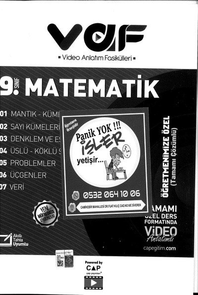 VİDEO ANLATIM FASİKÜLLERİ MATEMATİK TAMAMI ÖZEL DERS FORMATINDA FotokoPink