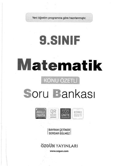 MATEMATİK KONU ÖZETLİ SORU BANKASI FotokoPink