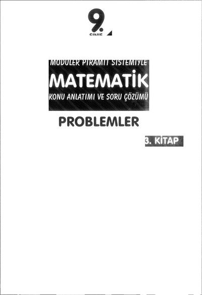 MODÜLER PİRAMİT SİSTEMİYLE MATEMATİK KONU ANLATIMI VE SORU ÇÖZÜMÜ 3. KİTAP