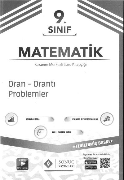 MATEMATİK SORU KİTAPÇIĞI ORAN ORANTI PROBLEMLER FotokoPink