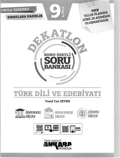 DEAKTLON KONU ÖZETLİ SORU BANKASI TÜRK DİLİ VE EDEBİYATI FotokoPink