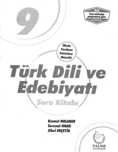 TÜRK DİLİ VE EDEBİYATI SORU KİTABI FotokoPink