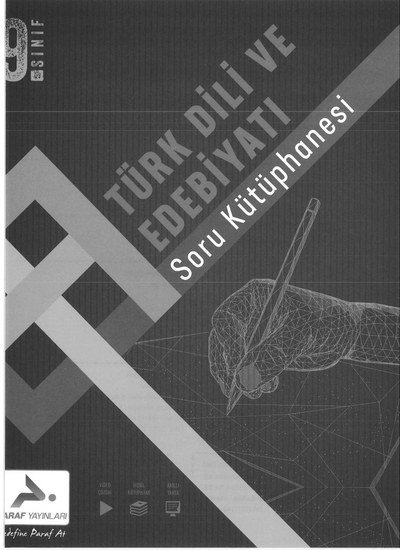 TÜRK DİLİ VE EDEBİYATI SORU KÜTÜPHANESİ