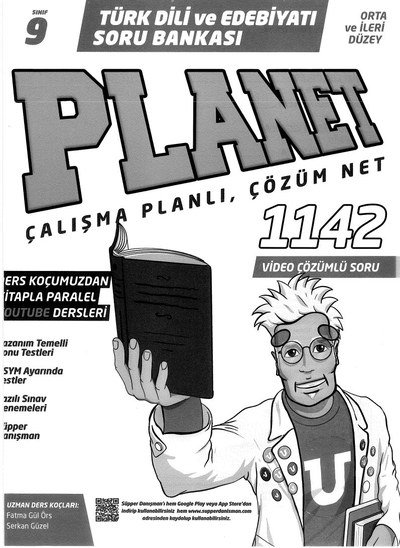TÜRK DİLİ VE EDEBİYATI SORU BANKASI PLANET ÇALIŞMA PLANLI ÇÖZÜM NET FotokoPink
