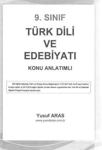 TÜRK DİLİ VE EDEBİYATI KONU ANLATIMLI