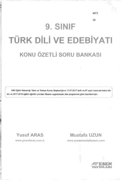TÜRK DİLİ VE EDEBİYATI KONU ÖZETLİ SORU BANKASI FotokoPink