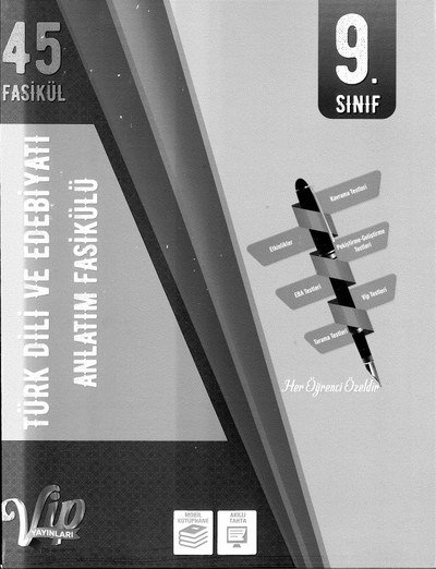 TÜRK DİLİ VE EDEBİYATI ANLATIM FASİKÜLÜ FotokoPink