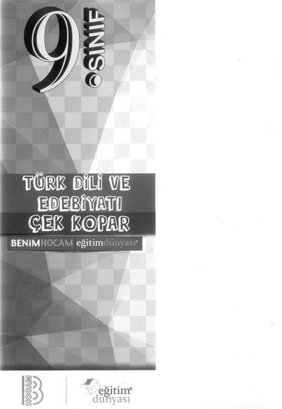 TÜRK DİLİ VE EDEBİYATI ÇEK KOPAR FotokoPink