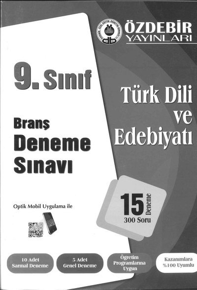BRANŞ DENEME SINAVI TÜRK DİLİ VE EDEBİYATI 15 DENEME 300 SORU FotokoPink