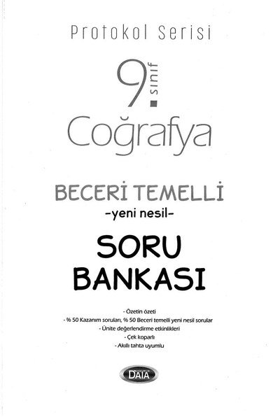 COĞRAFYA BECERİ TEMELLİ YENİ NESİL SORU BANKASI FotokoPink