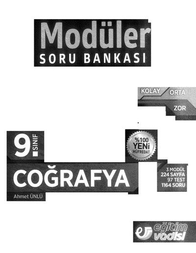 MODÜLER SORU BANKASI COĞRAFYA FotokoPink