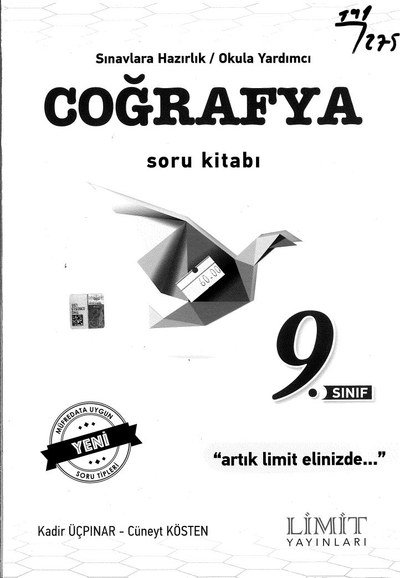 COĞRAFYA SORU KİTABI YENİ SORU TİPLERİ