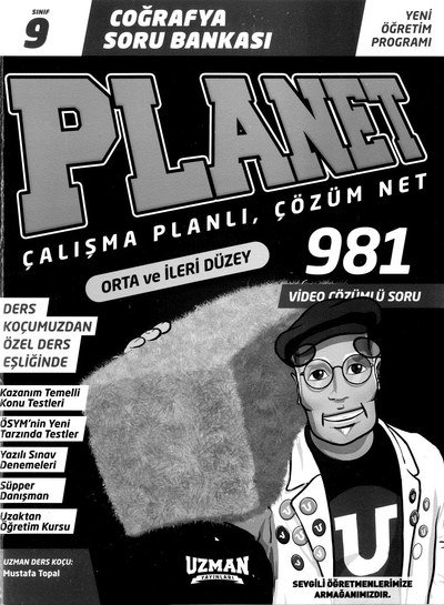 COĞRAFYA SORU BANKASI PLANET ÇALIŞMA PLANLI ÇÖZÜM NET 981 SORU