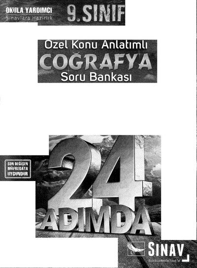 ÖZEL KONU ANALTIMLI COĞRAFYA SORU BANKASI 24 ADIMDA