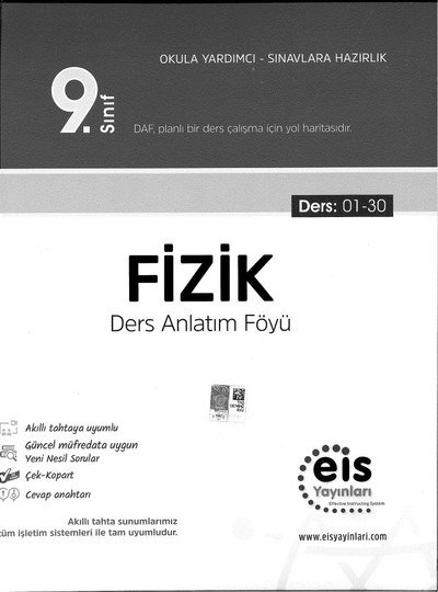 FİZİK DERS ANLATIM FÖYÜ