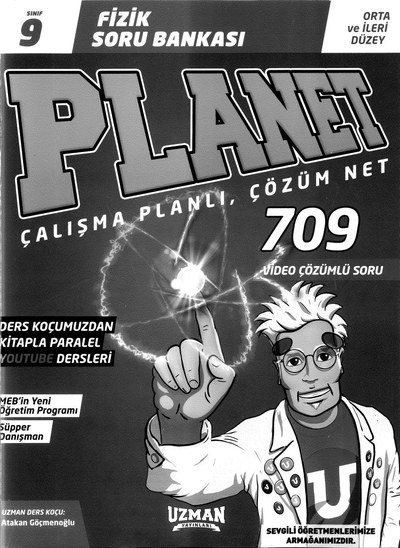 FİZİK SORU BANKASI PLANET ÇALIŞMA PLANLI ÇÖZÜM NET 709 SORU FotokoPink