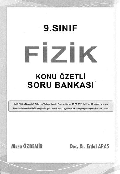 FİZİK KONU ÖZETLİ SORU BANKASI FotokoPink