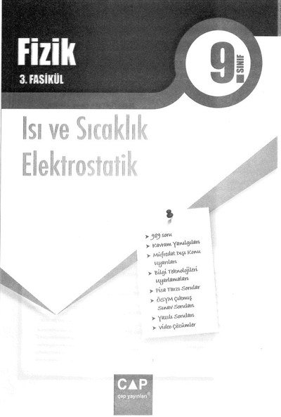 FİZİK 3. FASİKÜL ISI VE SICAKLIK ELEKTROSTATİK FotokoPink