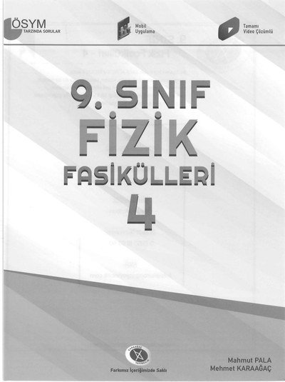 FİZİK FASİKÜLLERİ 4 ÖSYM TARZINDA SORULAR FotokoPink