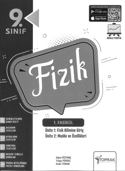 FİZİK 1. FASİKÜL FİZİK BİLİMİNE GİRİŞ MADDE VE ÖZELLİKLERİ FotokoPink