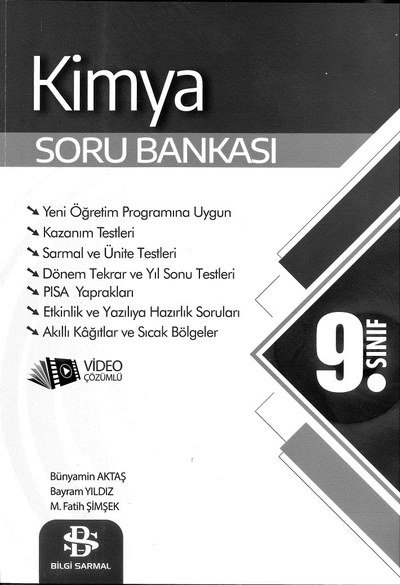 KİMYA SORU BANKASI VİDEO ÇÖZÜMLÜ FotokoPink