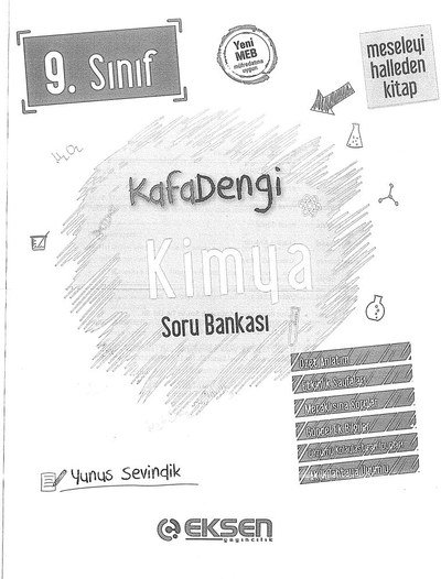 KAFADENGİ KİMYA SORU BANKASI FotokoPink